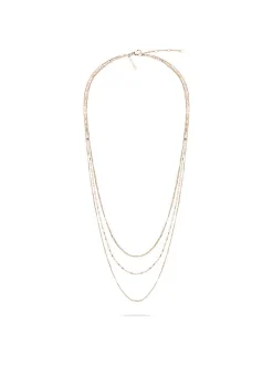 Liebeskind Berlin Damen Halskette - Sparkling With Layers in roségold