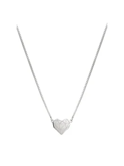 Liebeskind Berlin Damen Halskette - The Broken Heart in silber