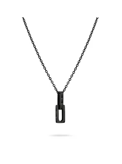 Liebeskind Berlin Damen Halskette - The Festive Mini Link Sparkle in schwarz
