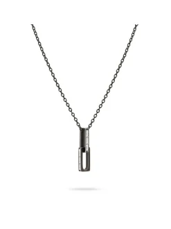 Liebeskind Berlin Damen Halskette - The Festive Mini Link Sparkle in schwarz
