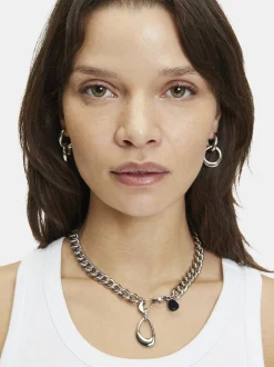 Liebeskind Berlin Damen Halskette - The Organic in silber