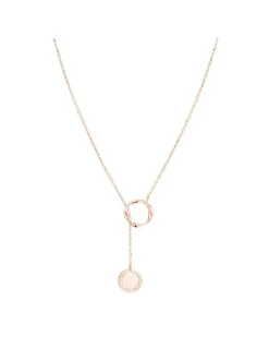 Liebeskind Berlin Damen Halskette - The Organic Twist in roségold