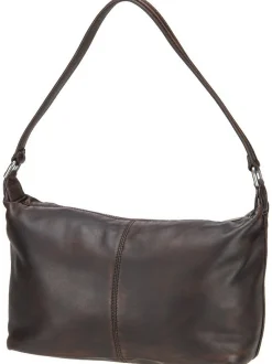 Liebeskind Berlin Damen Handtasche - Andrea Hobo S Lamp Snowcem in braun