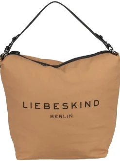 Liebeskind Berlin Damen Handtasche - Clea Hobo L Canvas in beige