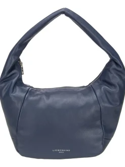 Liebeskind Berlin Damen Handtasche - Farrah Hobo M Vintage Goat in blau