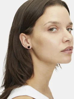 Liebeskind Berlin Damen Ohrstecker - In Liebe in schwarz
