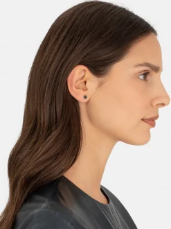 Liebeskind Berlin Damen Ohrstecker - Minimalist in schwarz