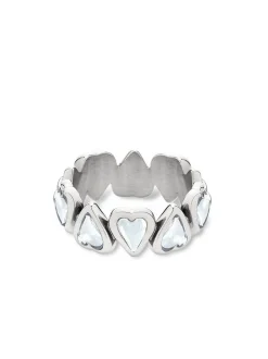 Liebeskind Berlin Damen Ring - Glass Heart in silber