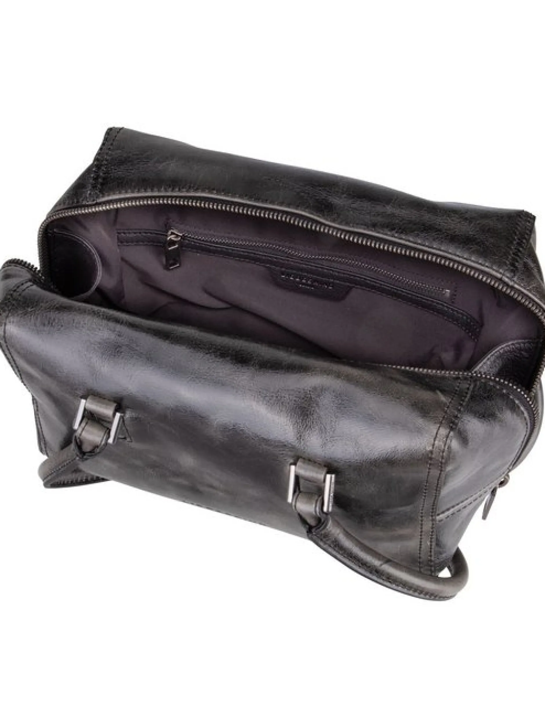 Liebeskind Berlin Damen Schultertasche - Kayla Archive Lack S in grau