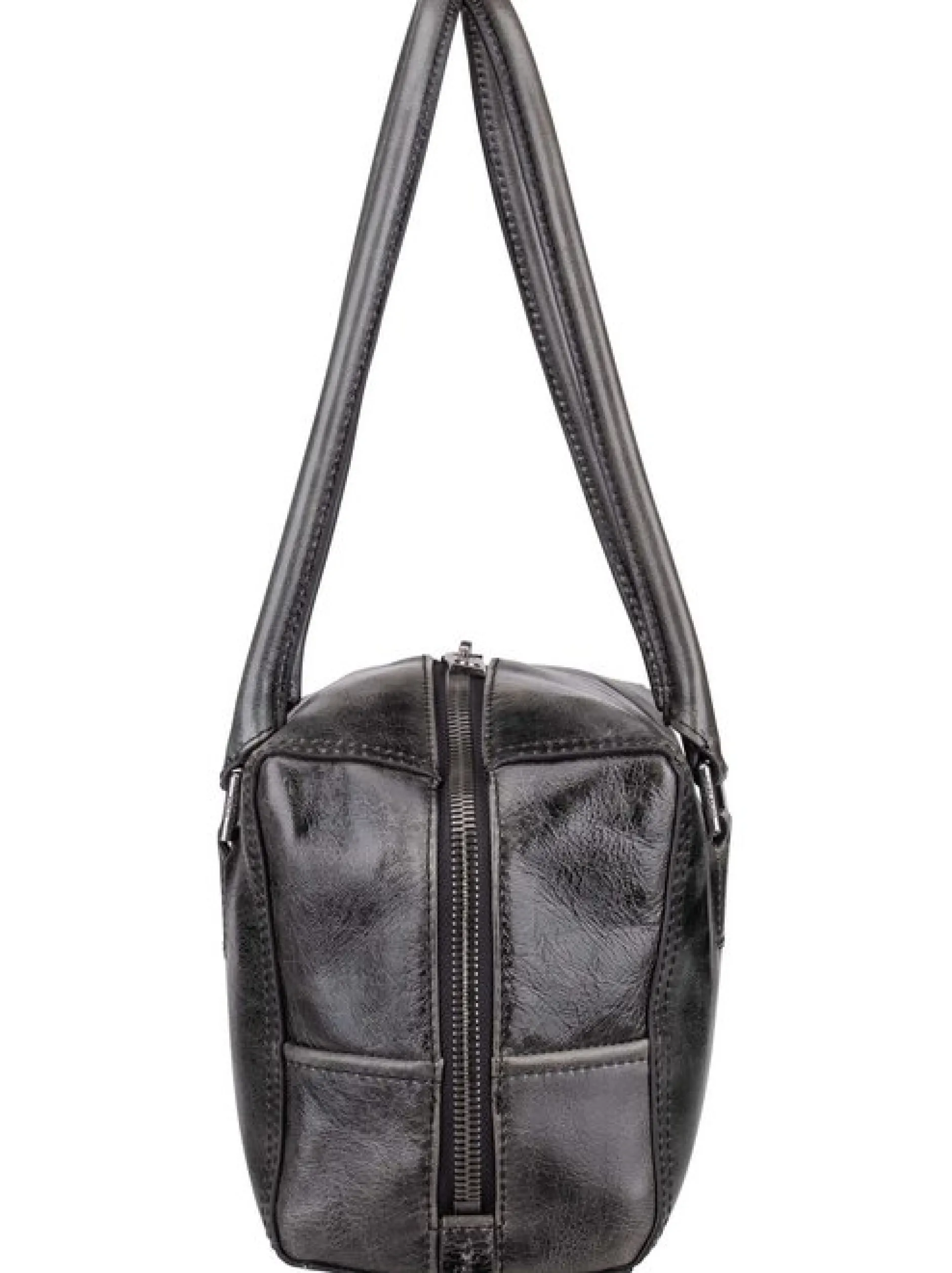 Liebeskind Berlin Damen Schultertasche - Kayla Archive Lack S in grau