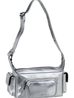 Liebeskind Berlin Damen Schultertasche - Lila Silver S in silber