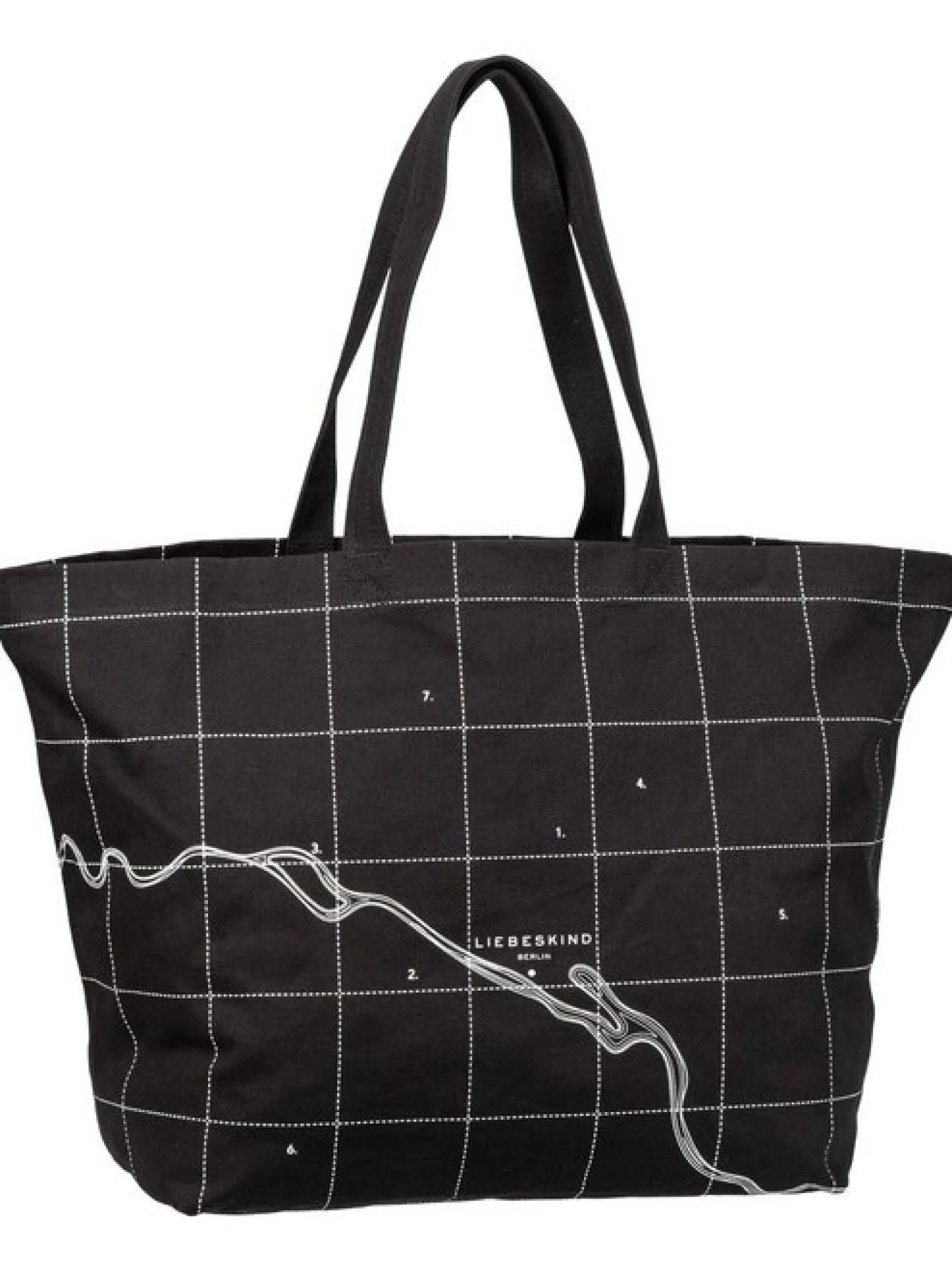 Liebeskind Berlin Damen Shopper - Canvas XL in schwarz