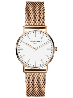 Liebeskind Berlin Damen Uhr & Armband Set - Lovely Basic Rosé in roségold