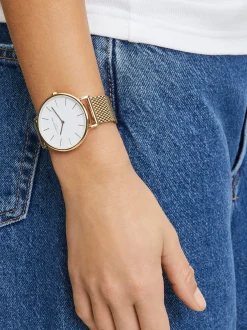 Liebeskind Berlin Damen Uhr & Armband Set - Minimalistic Hearts in gold