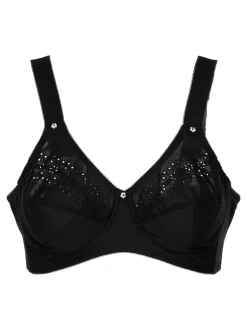 LingaDore Damen ohne Bügel BH in schwarz