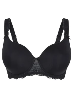 LingaDore Damen T-Shirt BH in schwarz