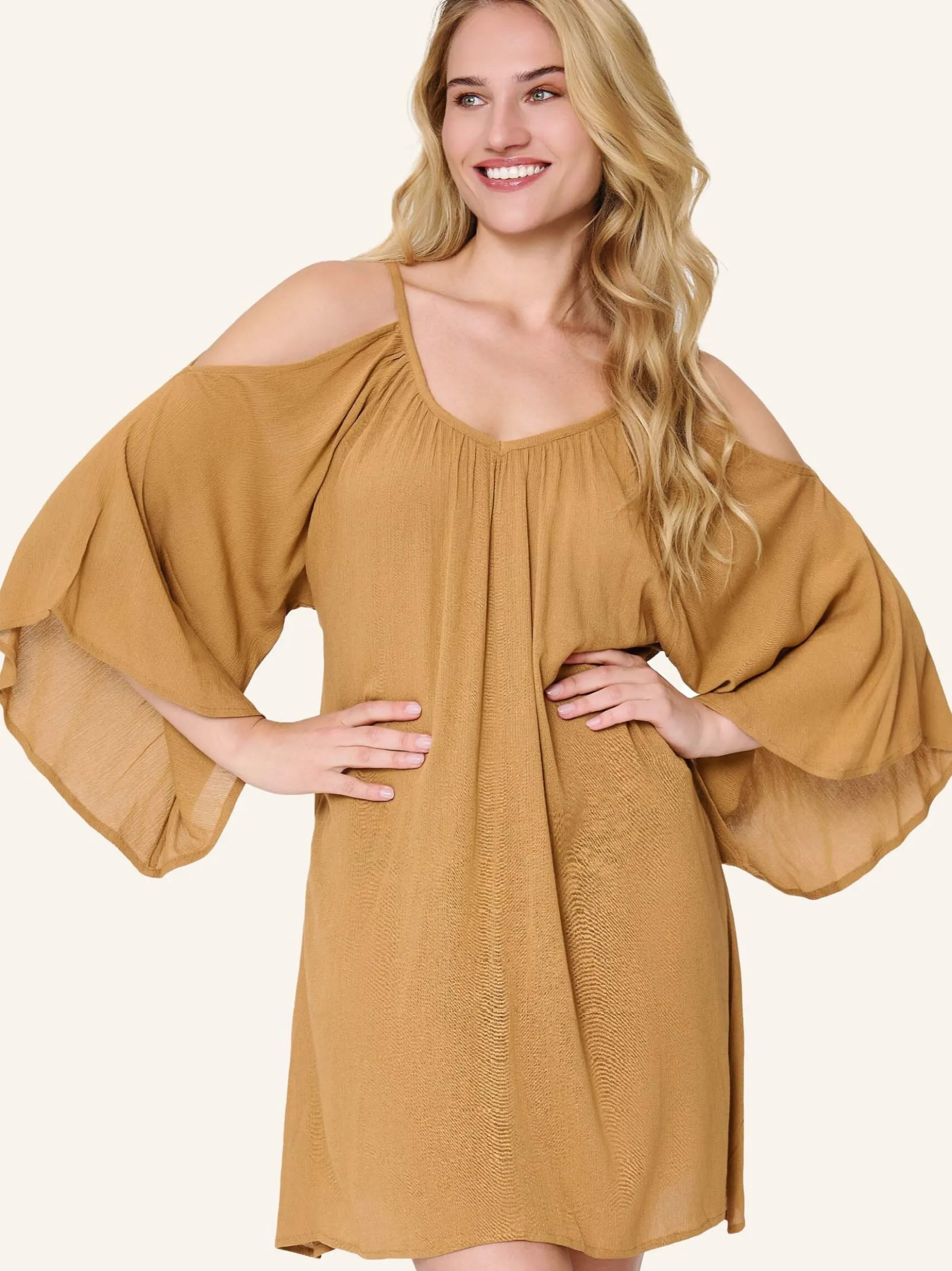 LingaDore Damen Tunik in braun