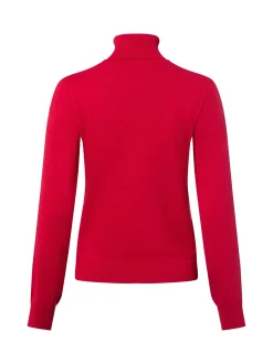 Liu Jo Collection Damen Rollkragenpullover in rot ecru