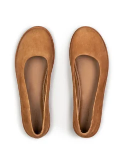 Lloyd Damen Ballerina in cognac - 1,5 cm Absatz