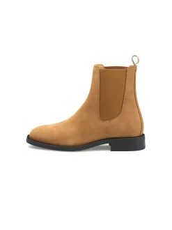 Lloyd Damen Chelsea Boot in cognac - 0 cm Absatz