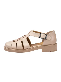 Lloyd Damen Riemchensandale in beige - 1,5 cm Absatz