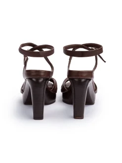 Lloyd Damen Sandale in cognac - 9,5 cm Absatz