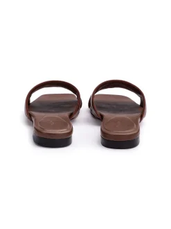 Lloyd Damen Sandale in cognac - 0,5 cm Absatz
