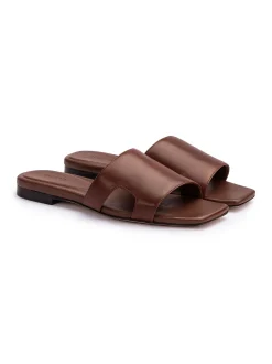 Lloyd Damen Sandale in cognac - 0,5 cm Absatz