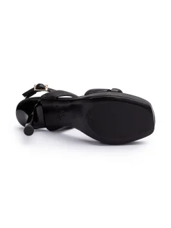 Lloyd Damen Sandale in schwarz - 9,5 cm Absatz