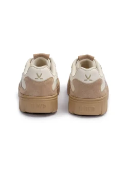 Lloyd Damen Sneaker in beige - 0 cm Absatz