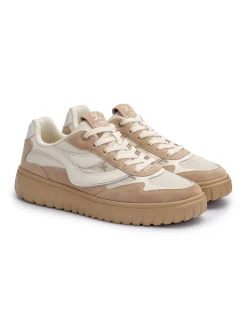 Lloyd Damen Sneaker in beige - 0 cm Absatz