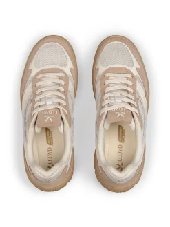 Lloyd Damen Sneaker in beige - 0 cm Absatz