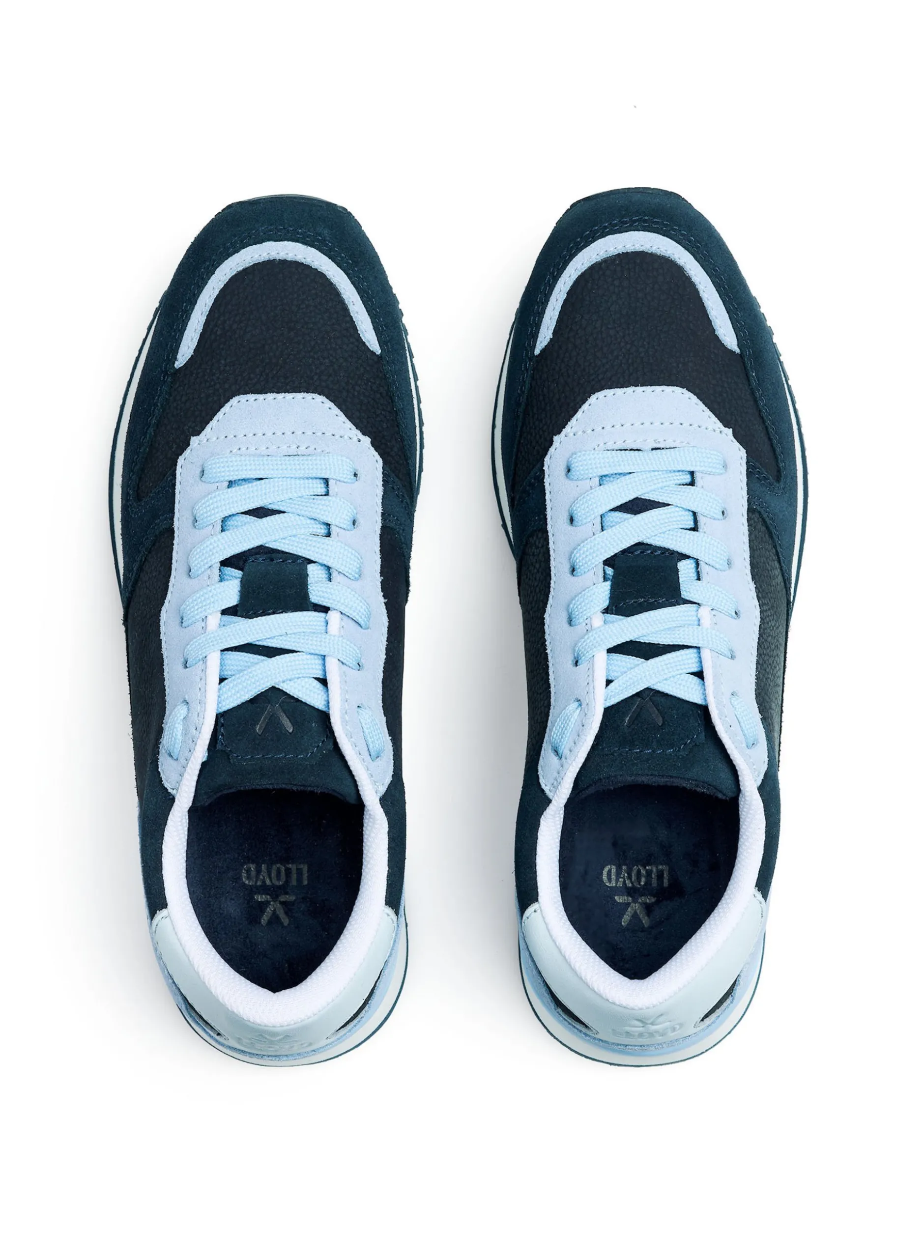 Lloyd Damen Sneaker in blau - 1,0 cm Absatz