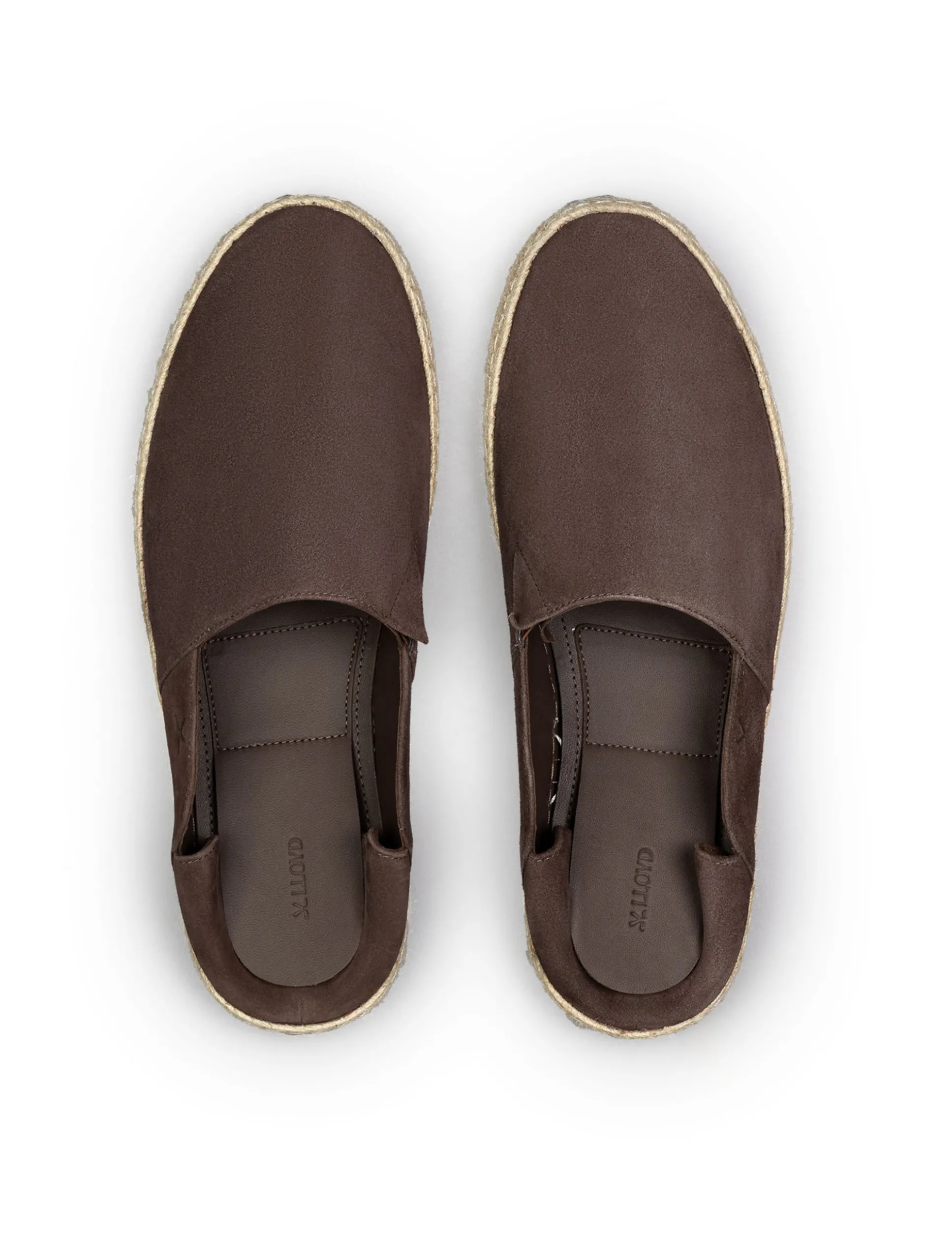 Lloyd Herren Espadrilles in braun - 0 cm Absatz