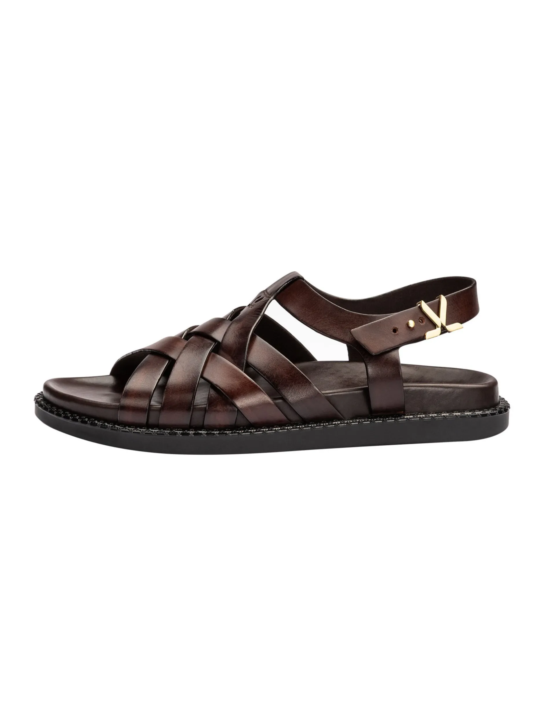 Lloyd Herren Sandale - AXIS in cognac - 0 cm Absatz