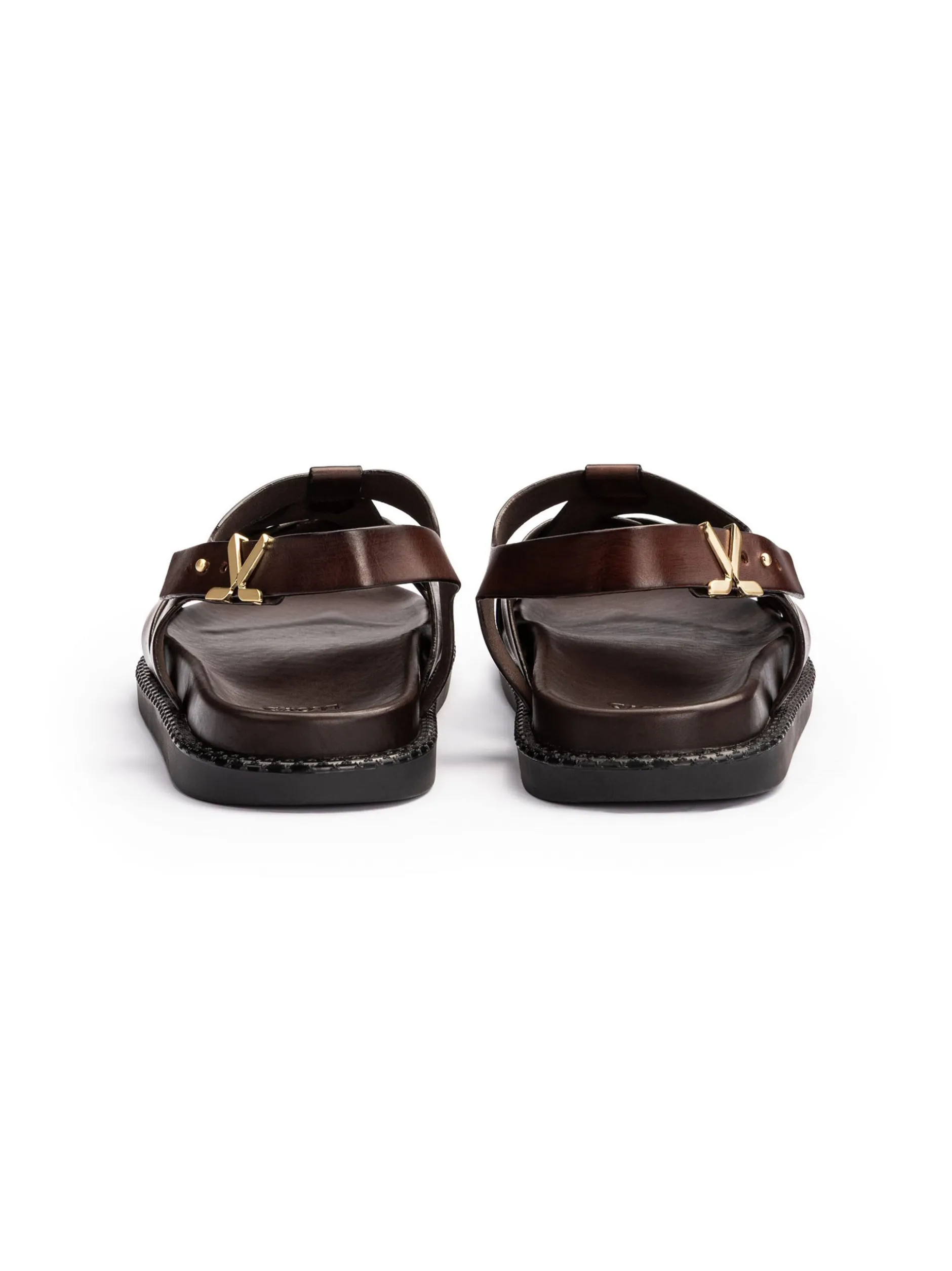 Lloyd Herren Sandale - AXIS in cognac - 0 cm Absatz