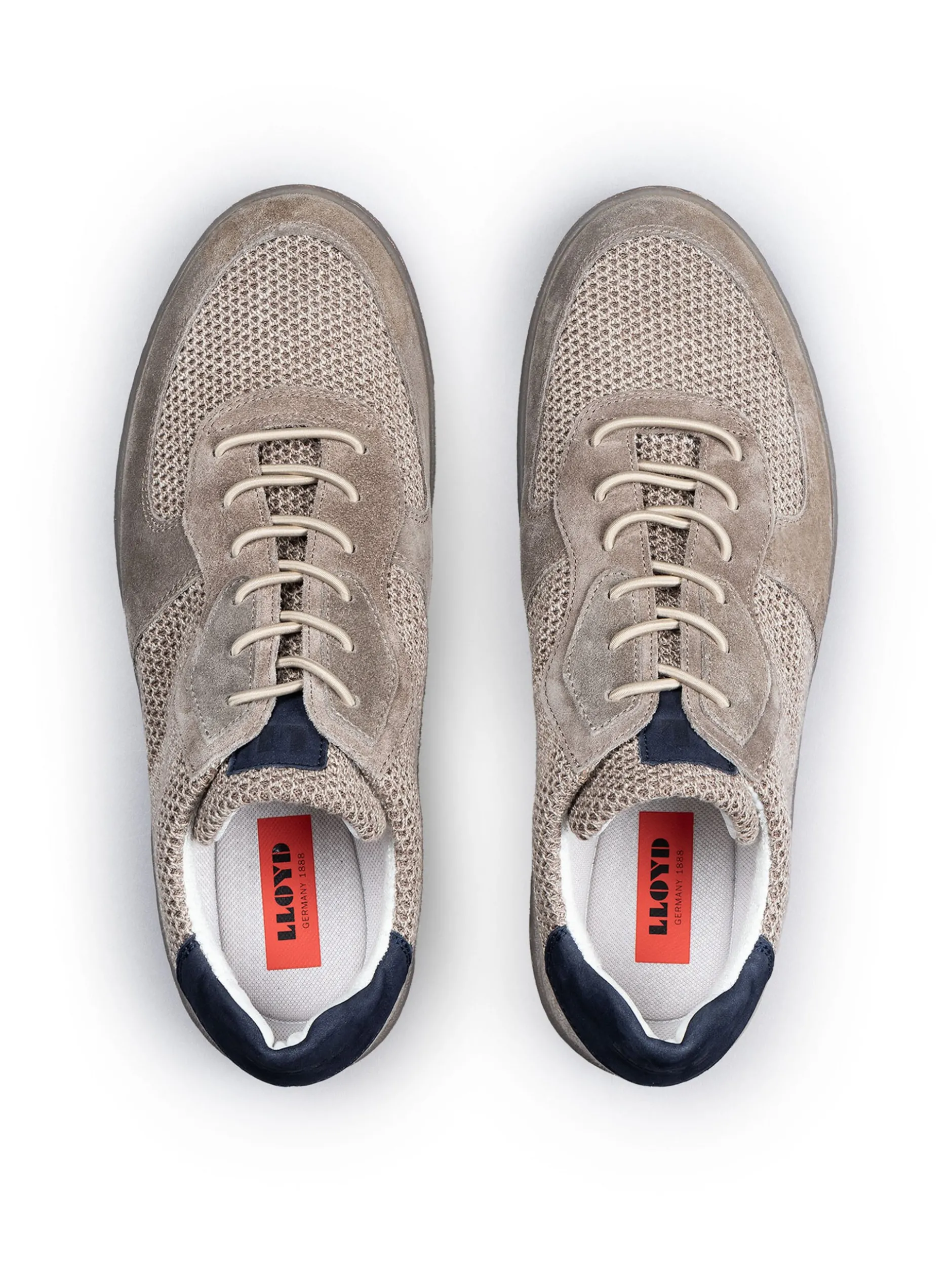 Lloyd Herren Sneaker - ANDRES in grau - 0 cm Absatz