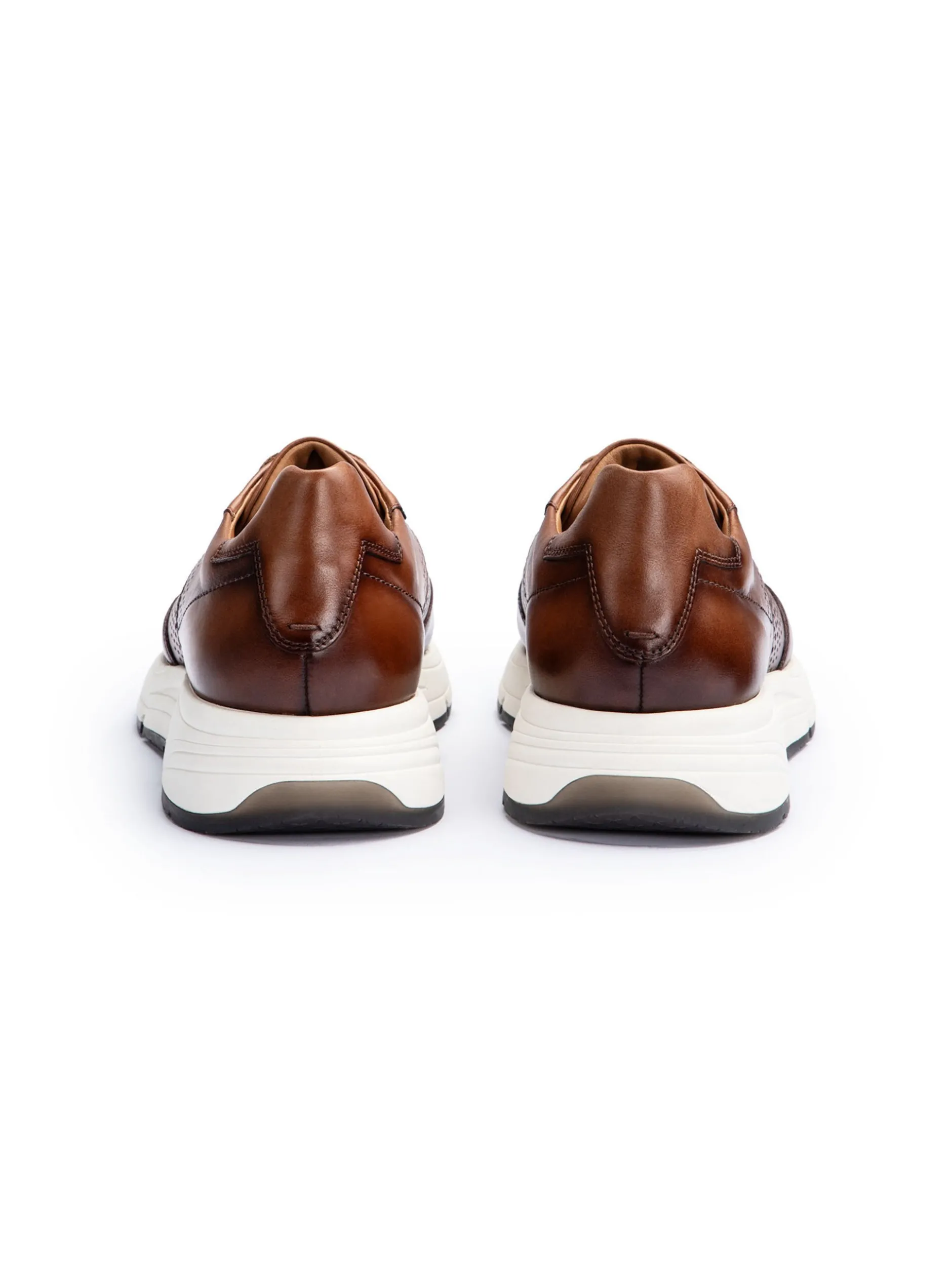 Lloyd Herren Sneaker - ECHO LUXE in cognac - 0 cm Absatz