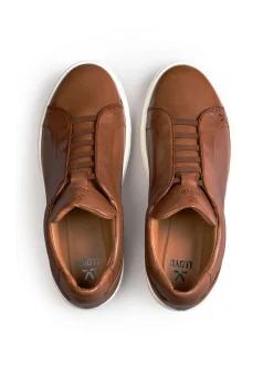 Lloyd Herren Sneaker - METRO in cognac - 0 cm Absatz