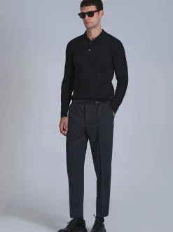 Lufian Herren Pullover - ADEN in schwarz