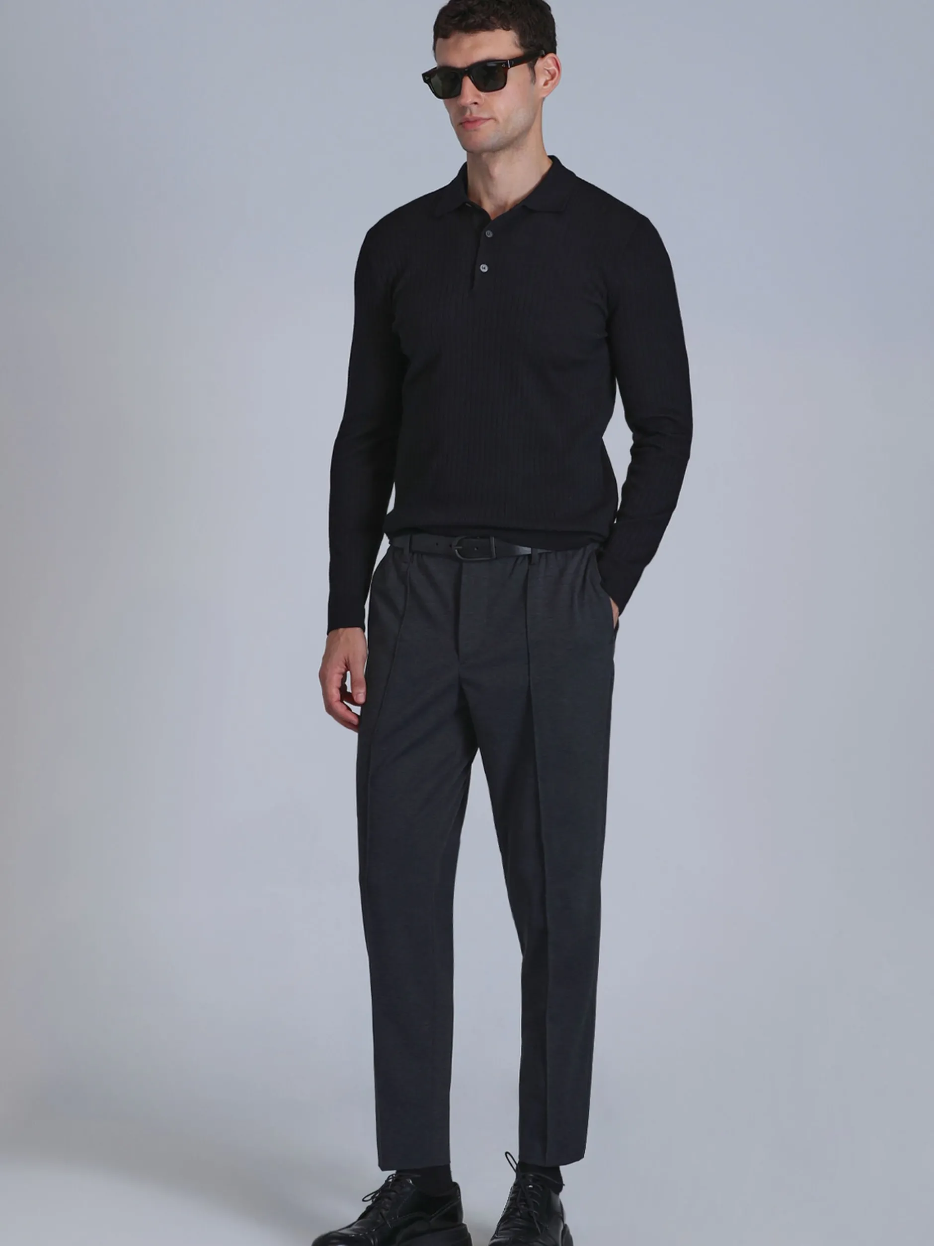 Lufian Herren Pullover - ADEN in schwarz