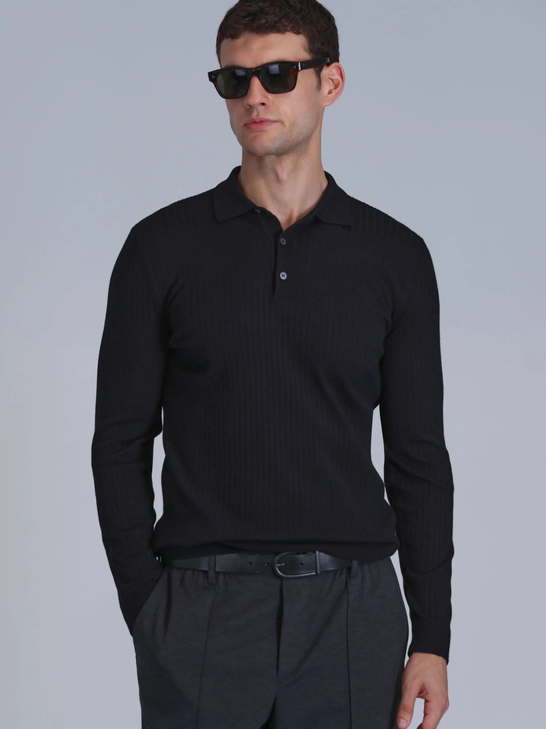 Lufian Herren Pullover - ADEN in schwarz