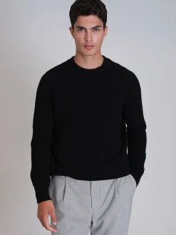 Lufian Herren Pullover - LIGHT in schwarz