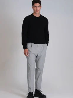 Lufian Herren Pullover - LIGHT in schwarz