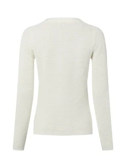 Lund Damen Strickjacke in ecru - Ärmel: langarm