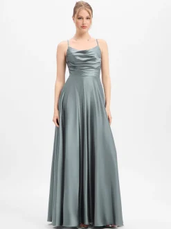 Luxuar Fashion Damen Abendkleid in schilf - Länge: lang