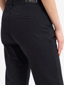 MAC Damen Hose - Chino in marine - Länge: verkürzt