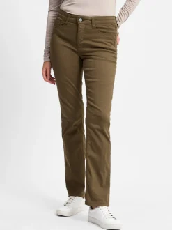 MAC Damen Hose - Dream in oliv - Länge: verkürzt
