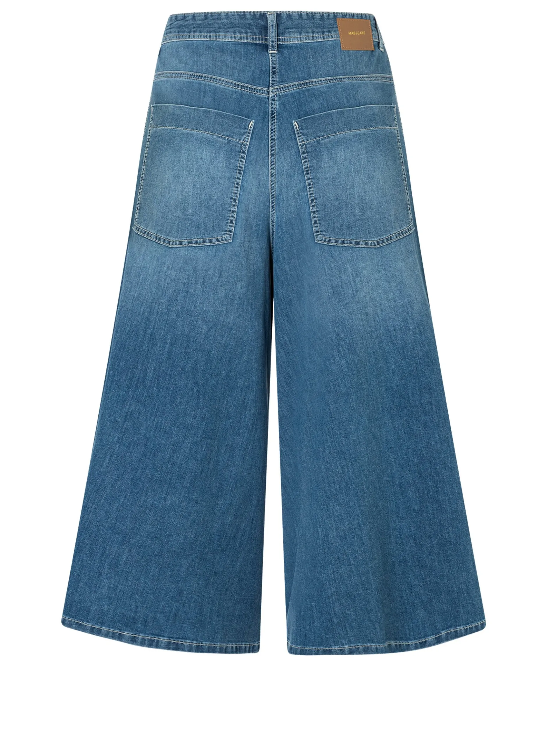 MAC Damen Jeans-Culotte - Ella in denim