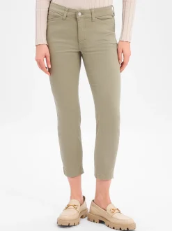 MAC Damen Jeans - Dream Chic in khaki - Länge: verkürzt
